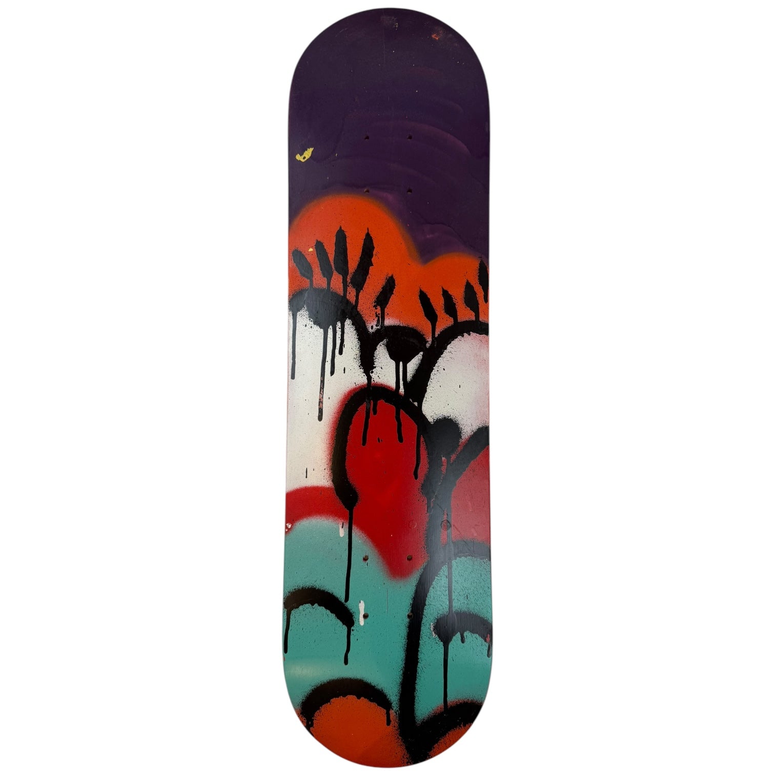 Slawn Skateboard Deck Purple