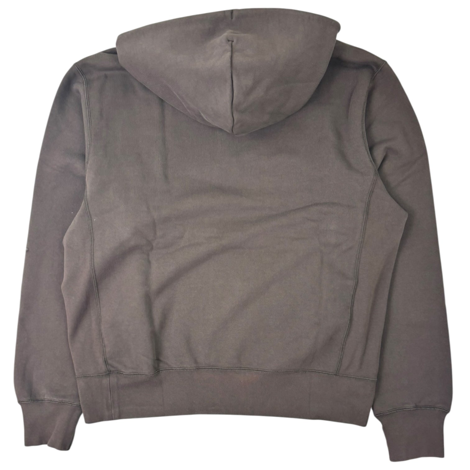 OVO Garment-Dyed Quarter-Zip Hoodie Brown