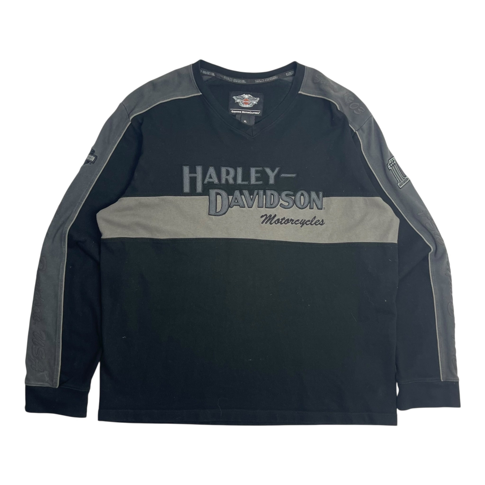 Vintage Harley Davidson Crewneck Sweatshirt Black