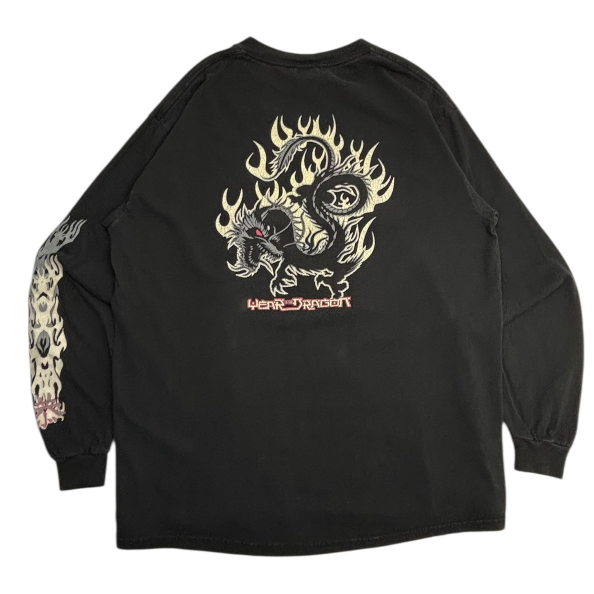 Vintage Y2K Year of The Dragon Longsleeve T-Shirt