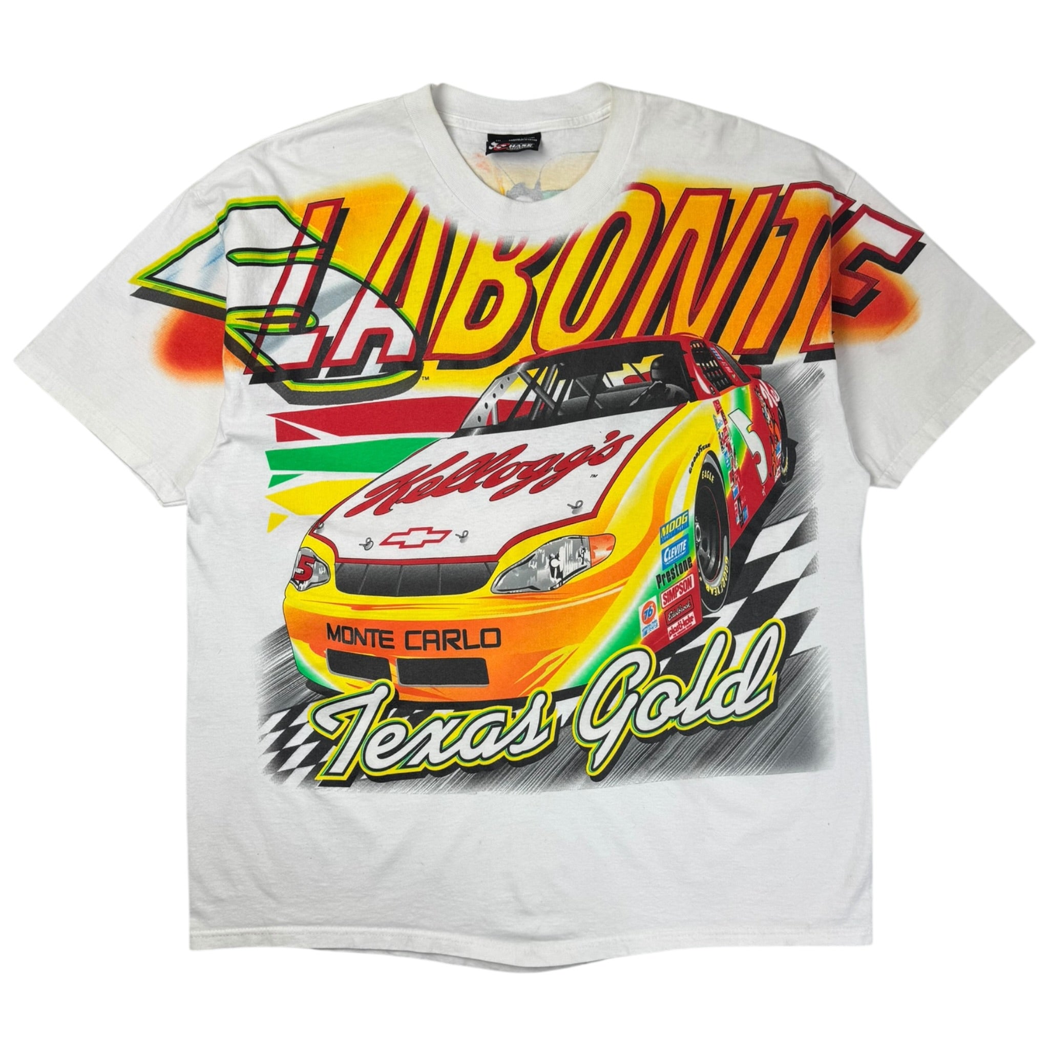 2000 Labone x Tony The Tiger Nascar All Over Print T-Shirt