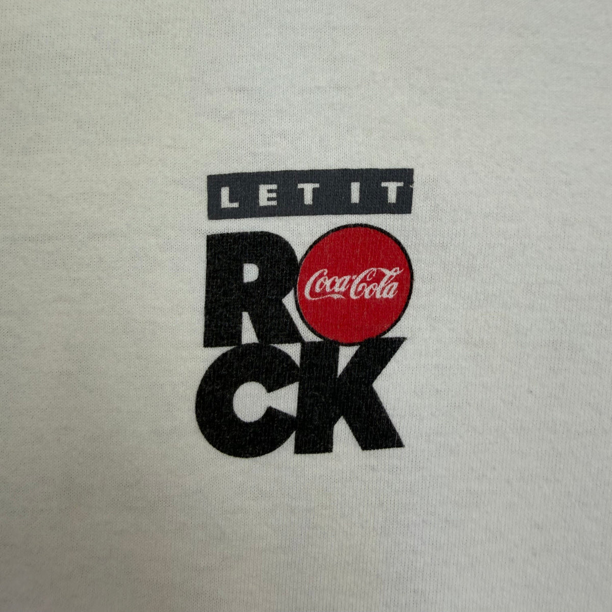 Vintage Bryan Adams Coca Cola “Waking Up The Nation” Tee White