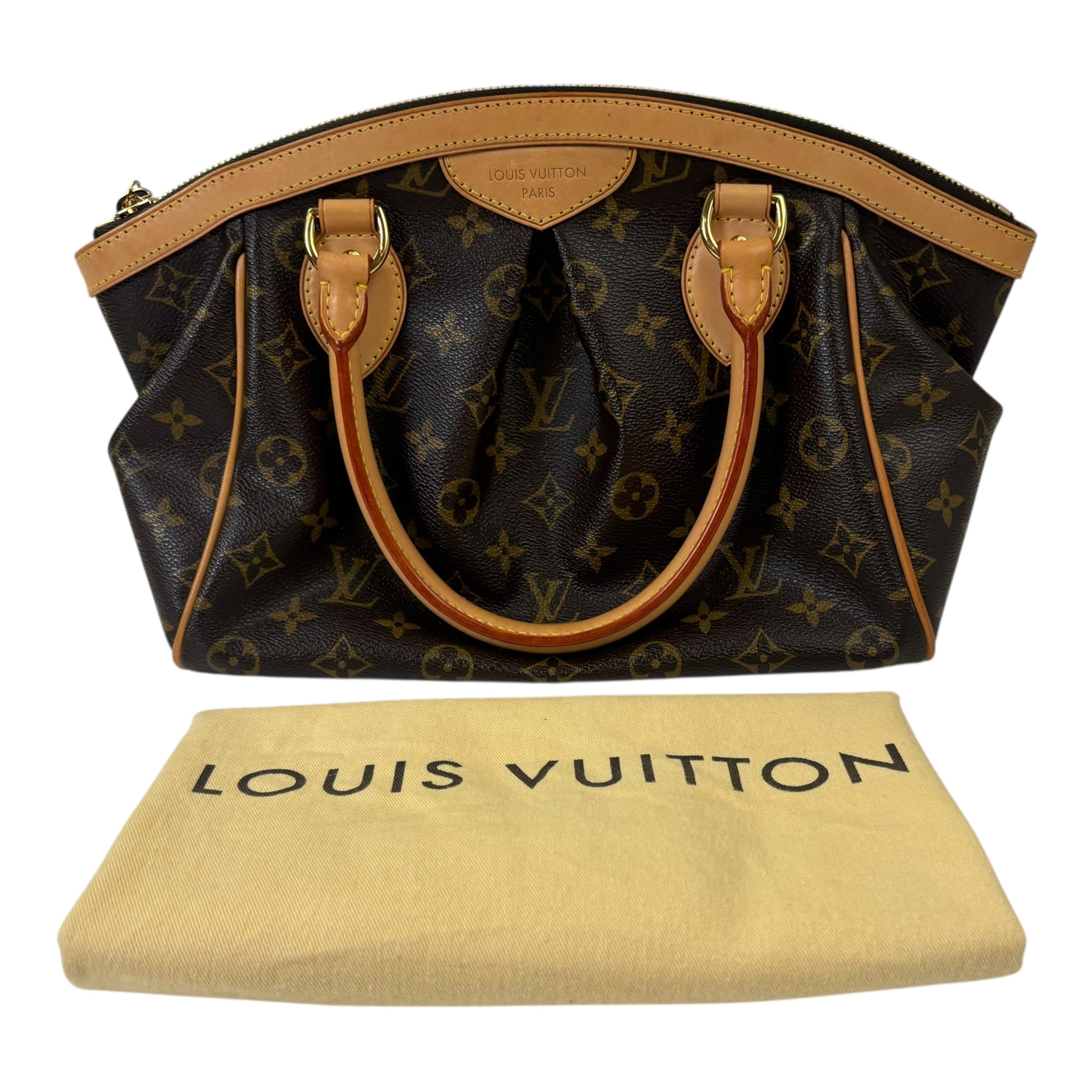 Louis Vuitton Monogram Tivoli Handbag Brown