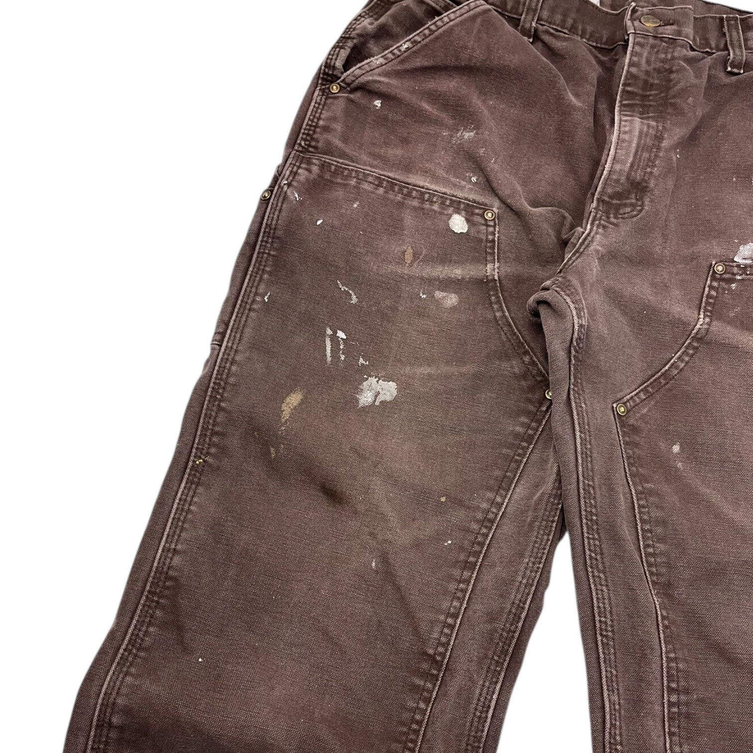 Vintage Carhartt Double Knee Bottoms Brown