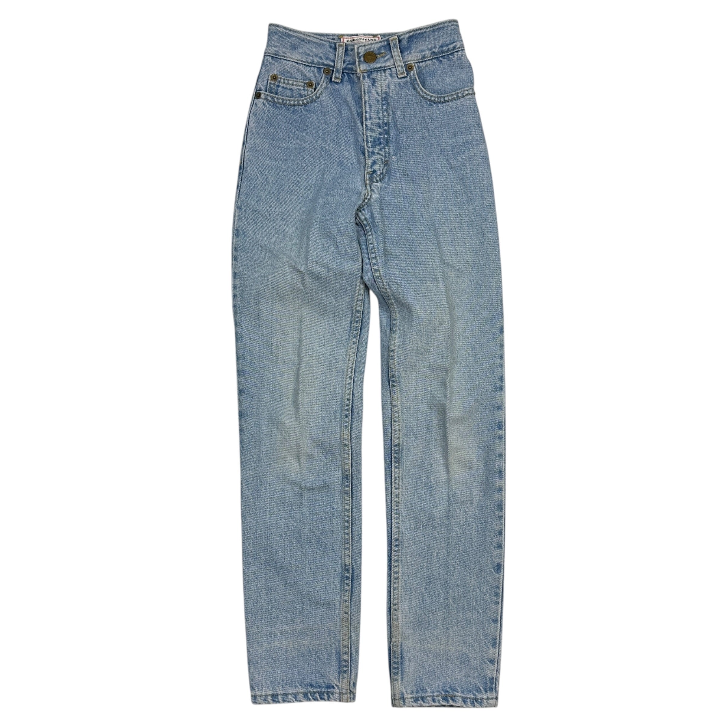 (W) Vintage Guess Denim Jeans Light Wash