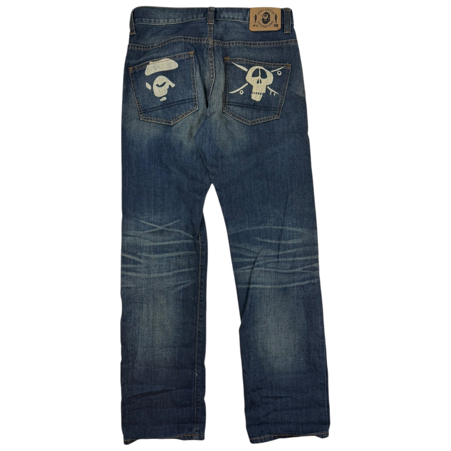Vintage Y2K Bape x Stüssy Denim Jeans