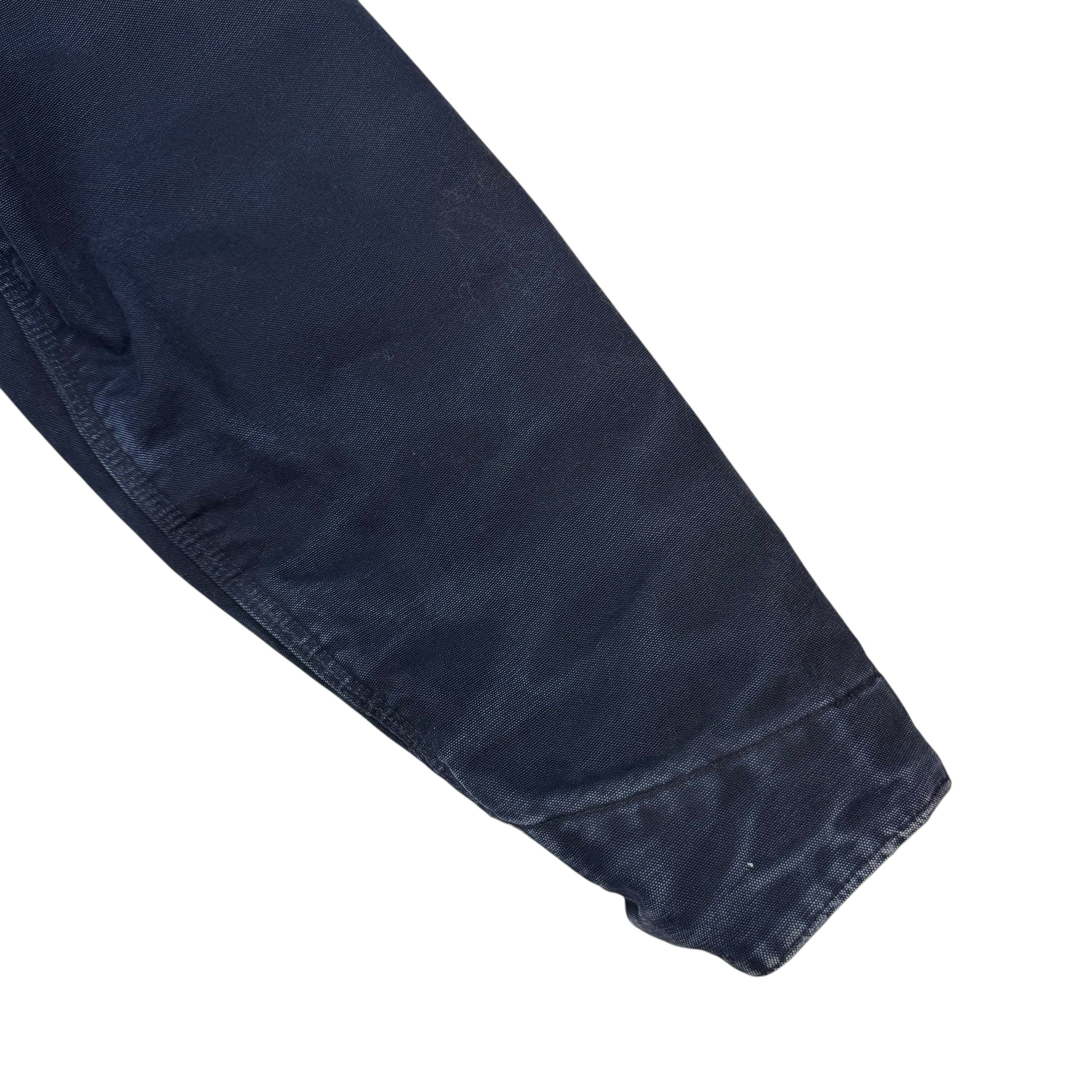 Vintage Carhartt Chore Jacket Blanket Lined Navy
