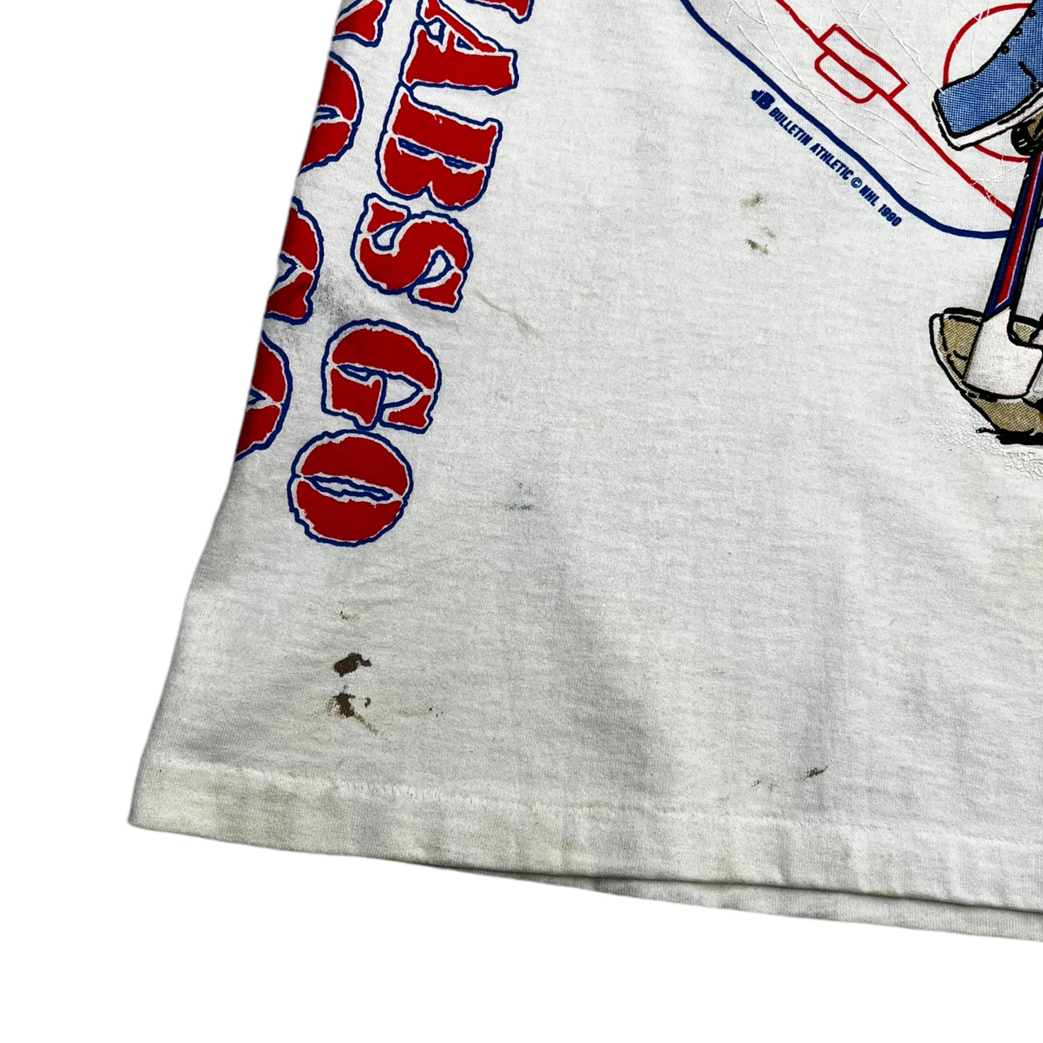 1990 Montreal Canadiens Bulletin T-Shirt