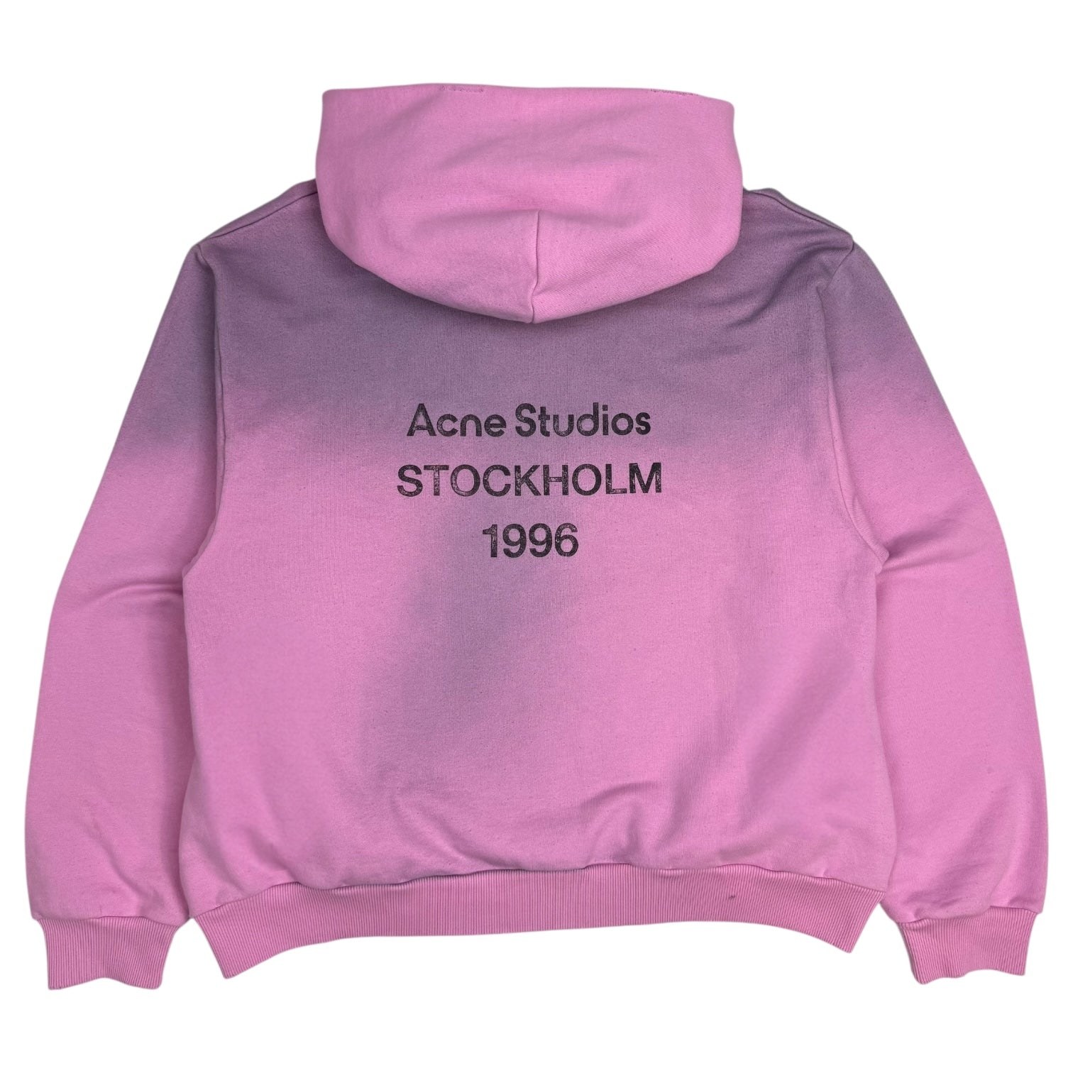 Acne Studios Stockholm 1996 Hoodie Garment Dye Pink