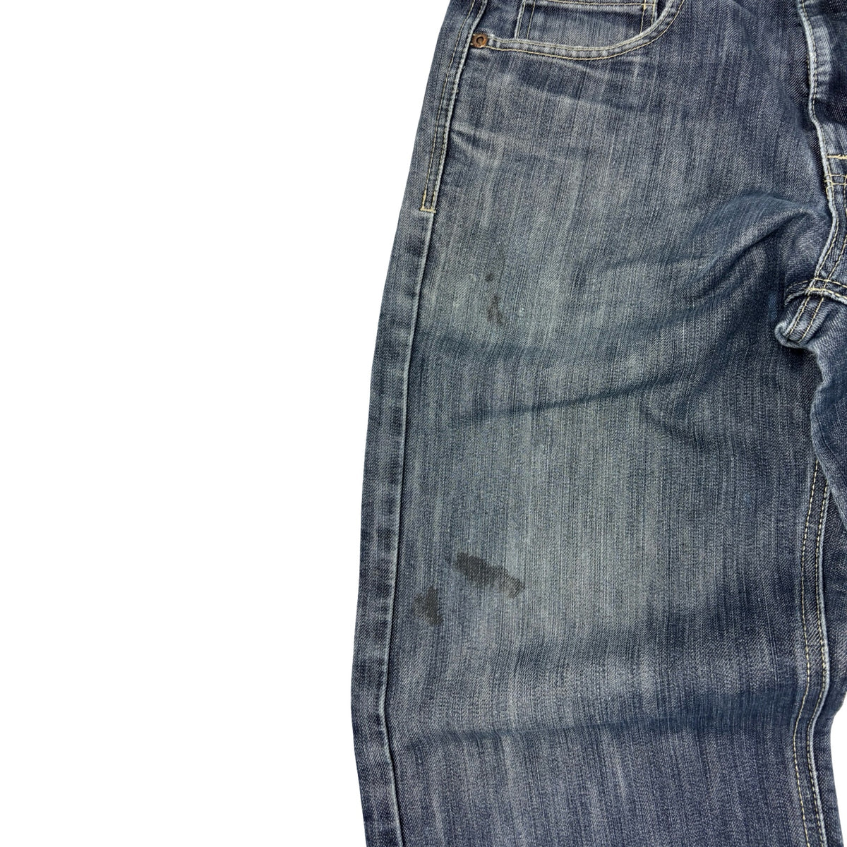 Vintage Y2K Avirex Embroidered Denim Bottoms Dark Navy