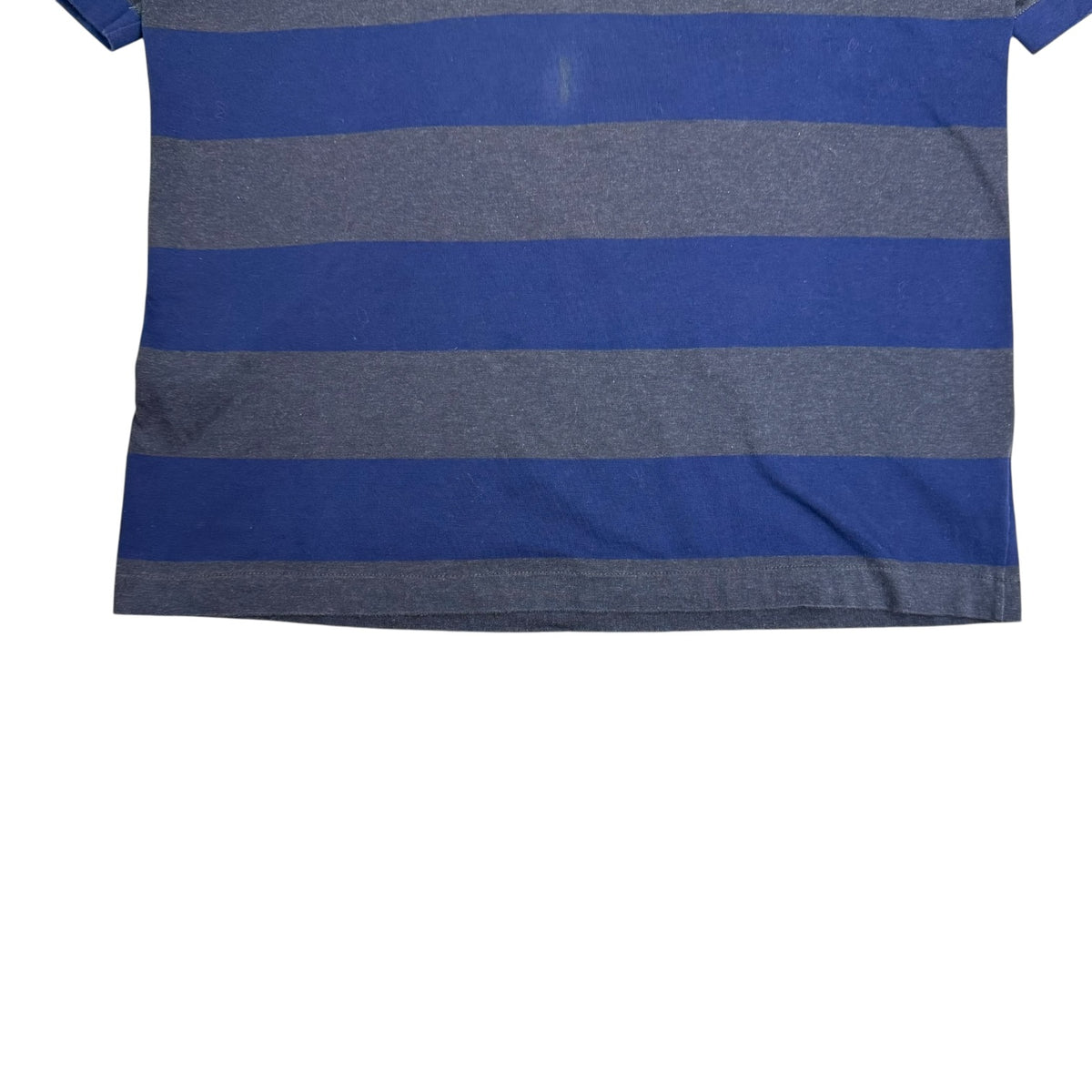 Louis Vuitton Stripe Button Up Polo Grey/Blue