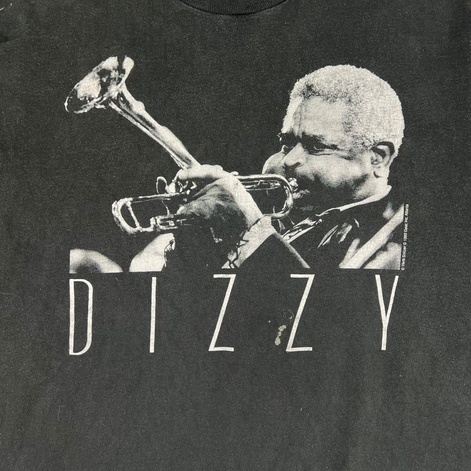 Vintage ‘Dizzy’ Jason Gillespie Jazz T-Shirt Black