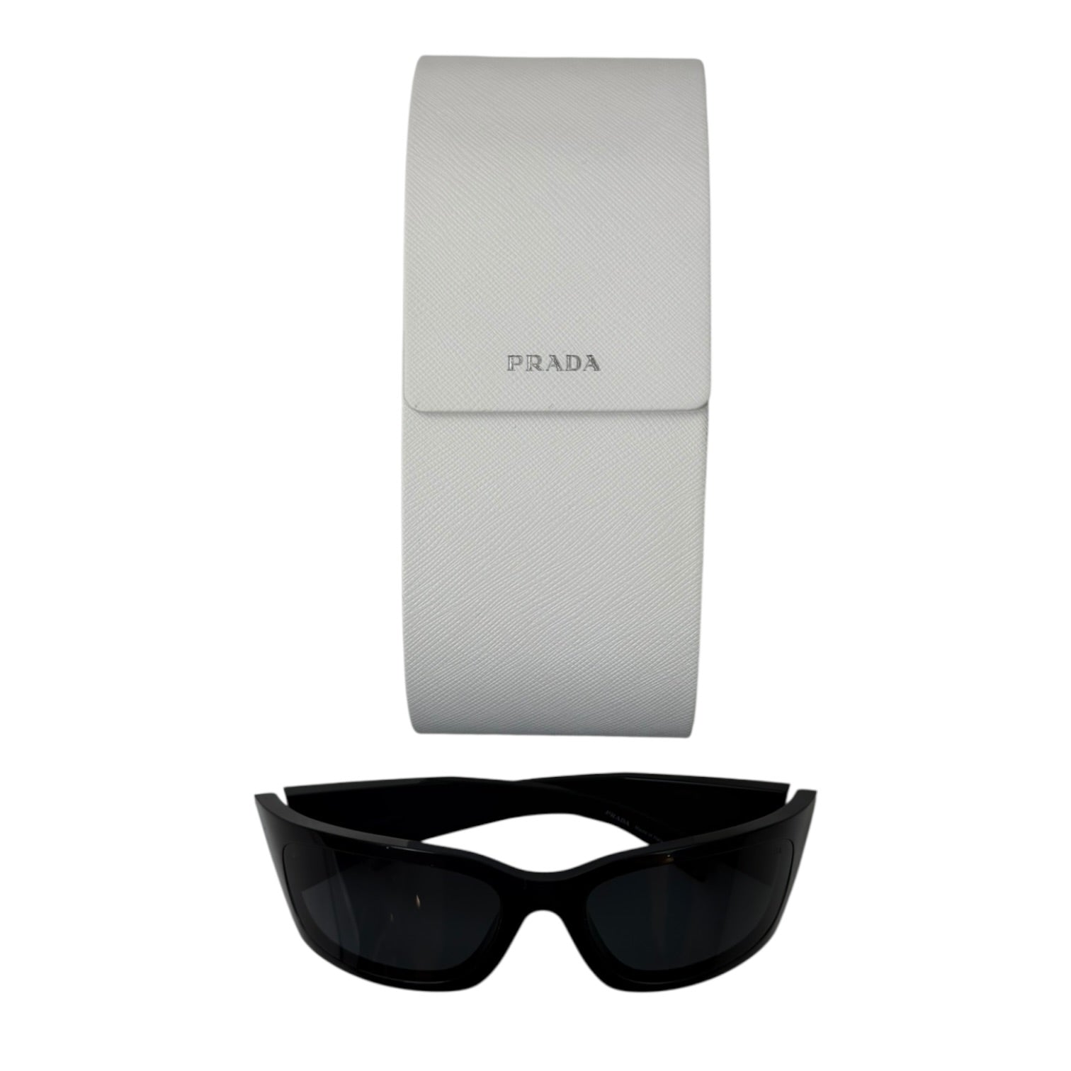 Prada SPRA19 Wrap Around Sunglasses Black