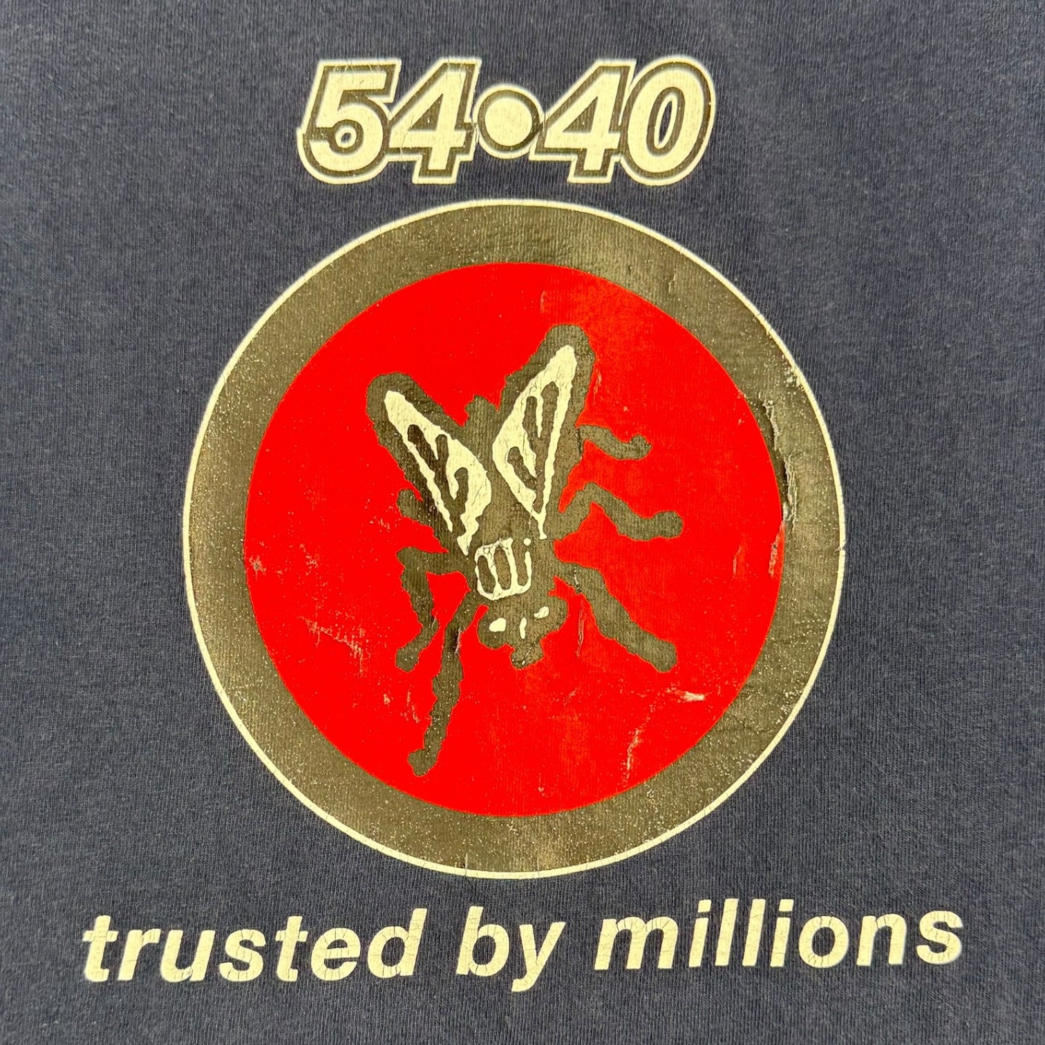 Vintage 54-40 ‘trusted by millions’ Tee Navy Blue