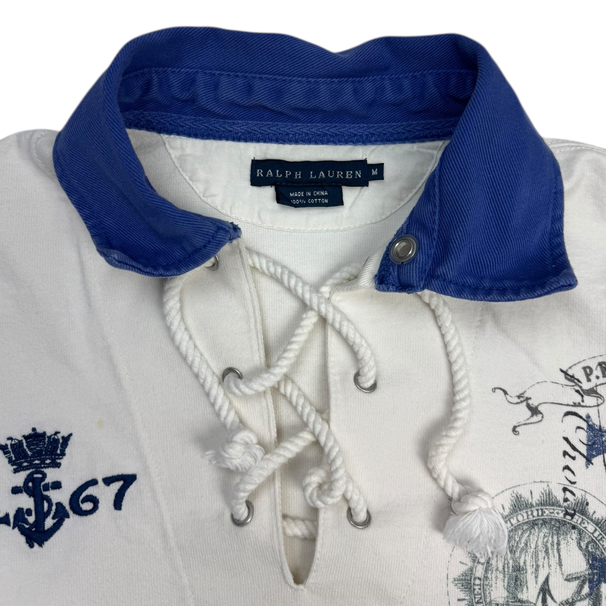 Vintage Polo Ralph Lauren Collared Sailing Striped Shirt