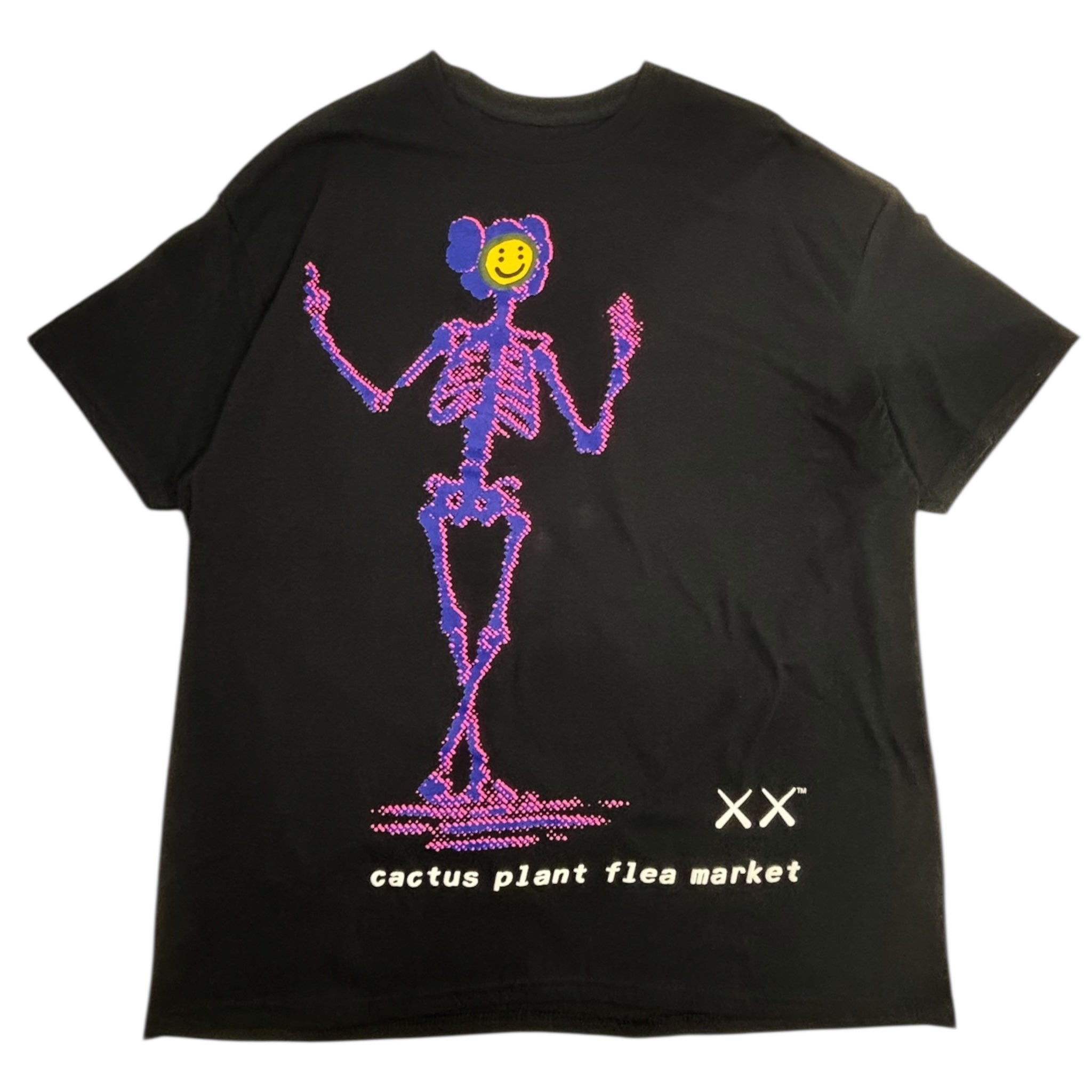 Cactus Plant Flea Market X Kaws T-Shirt Black