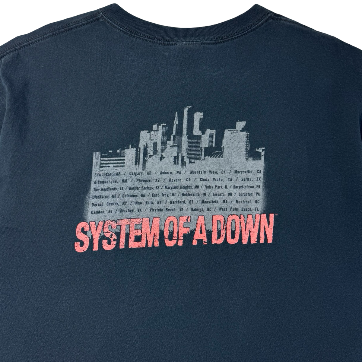 2002 System Of A Down Imposter North America Tour T-Shirt