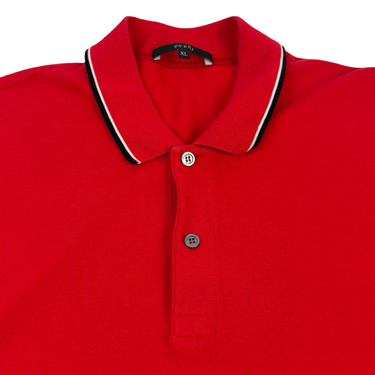 Gucci Cotton Piqué Polo T-Shirt Red