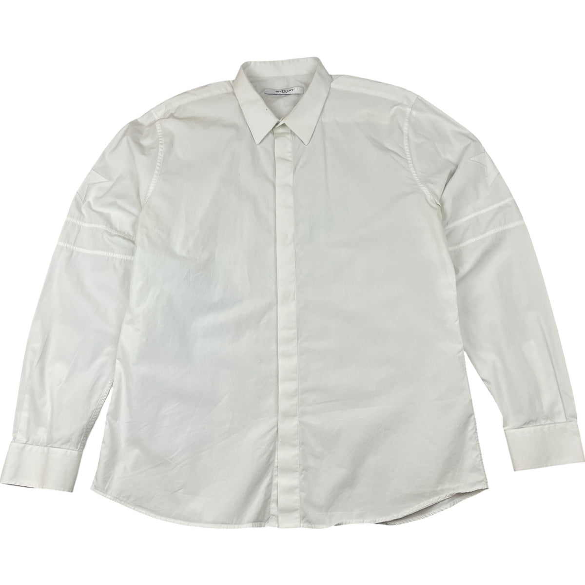 Givenchy Tonal Star & Armband Poplin Shirt