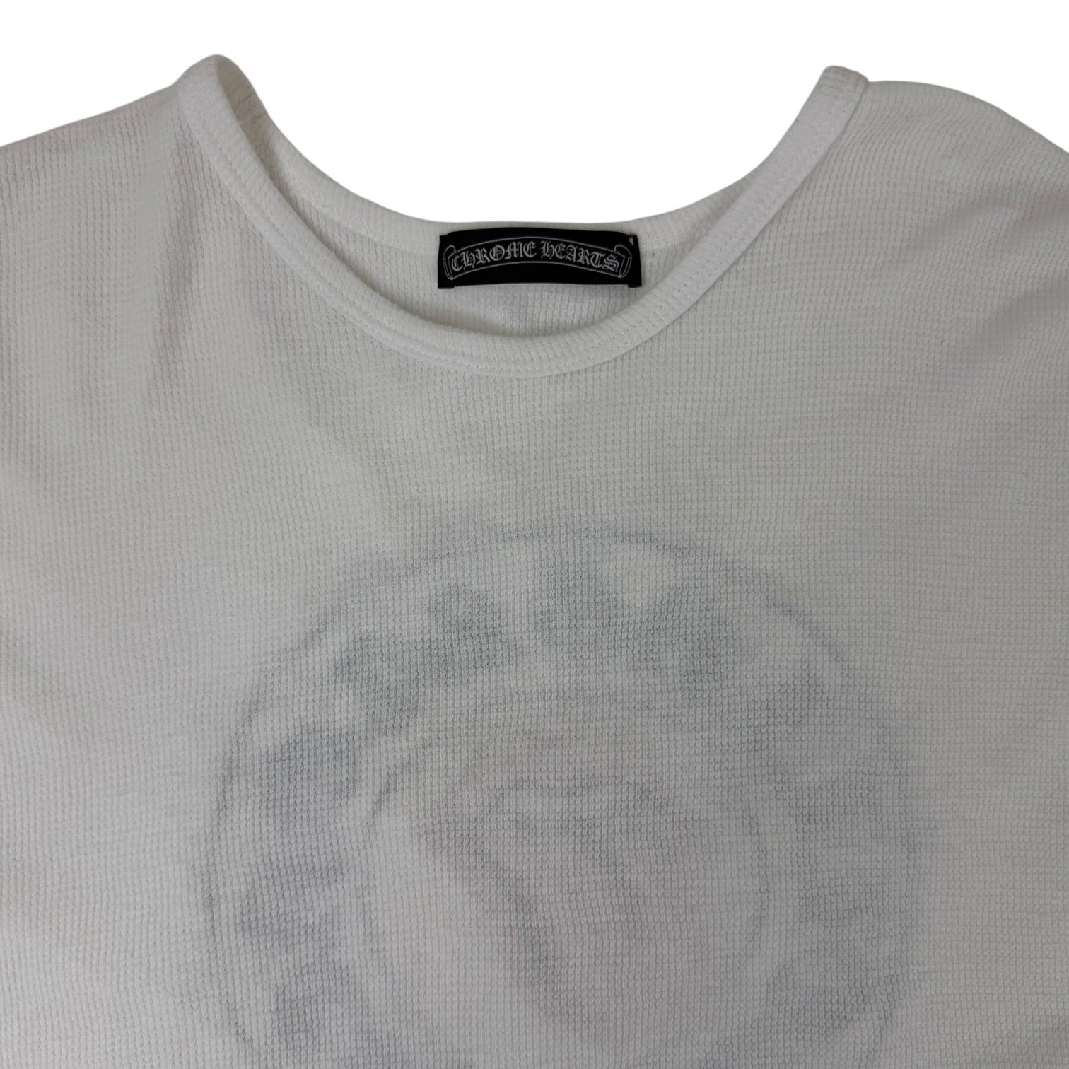 Vintage Chrome Hearts x Rolling Stones Thermal LS T-Shirt White