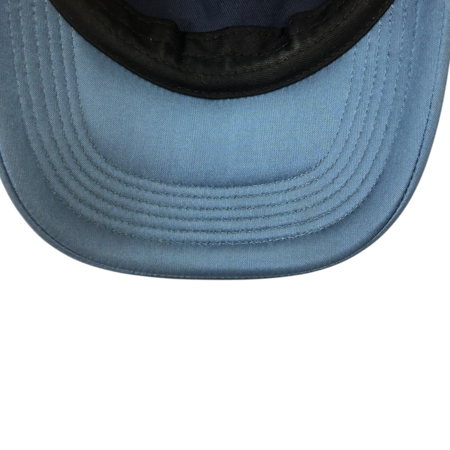 Acne Studios Monochrome Satin Logo SnapBack Hat Blue