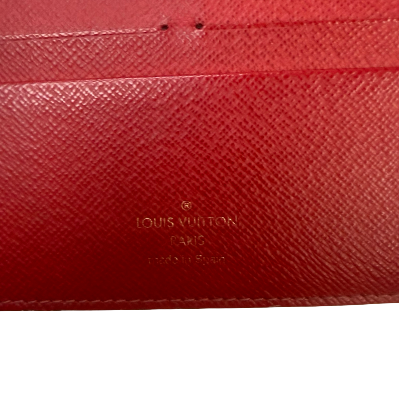 (W) Louis Vuitton Clémence Wallet Damier Ebene