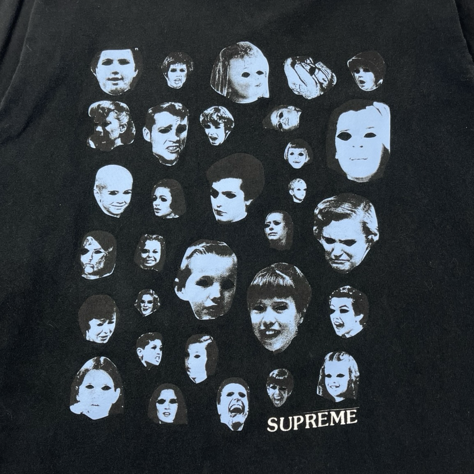 Supreme Faces L/S T-Shirt Black