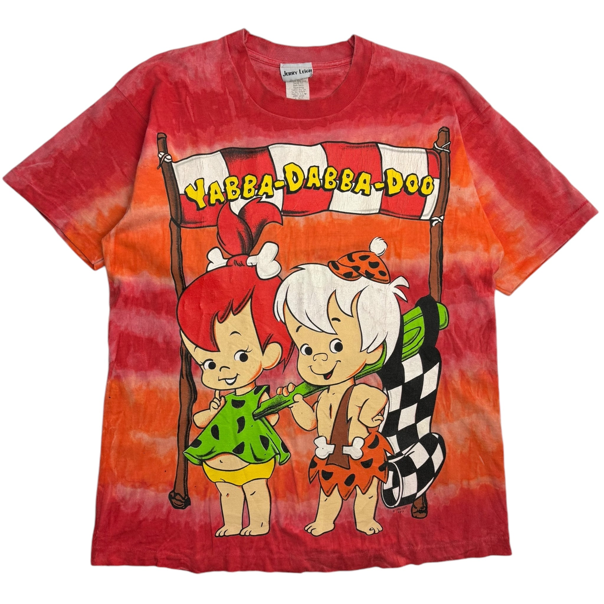 1994 The Flintstones "Yabba-Dabba-Doo" Tie Dye T-Shirt