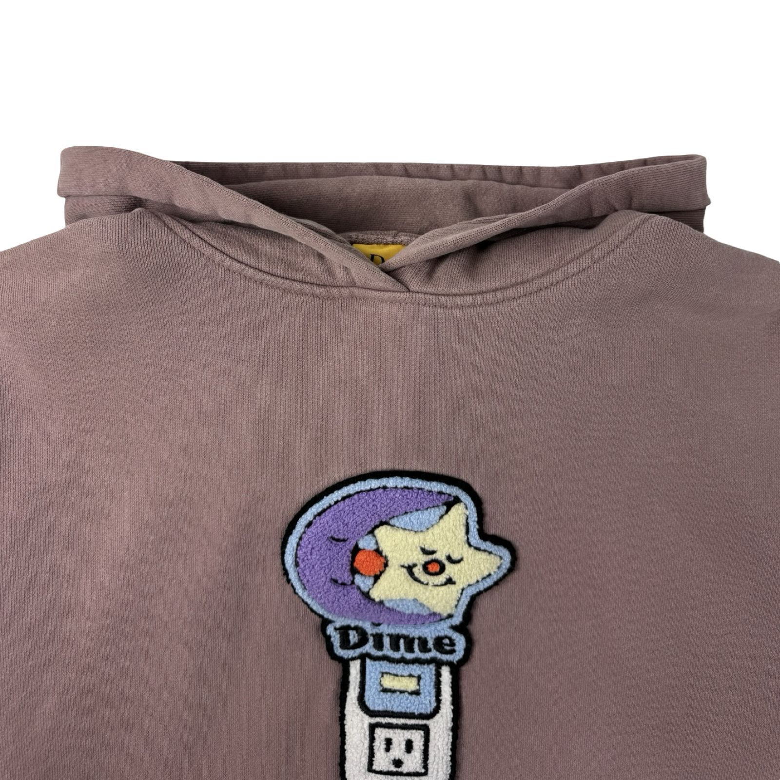 Dime Chenille Hoodie Twilight Mauve