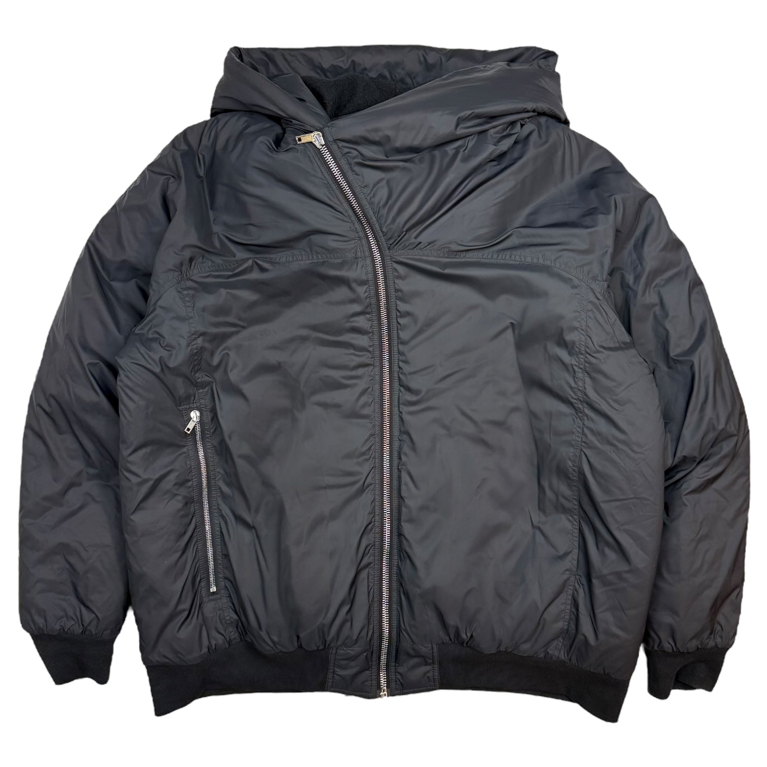 Rick Owens DRKSHDW Nylon Mountain Windbreaker Jacket Black