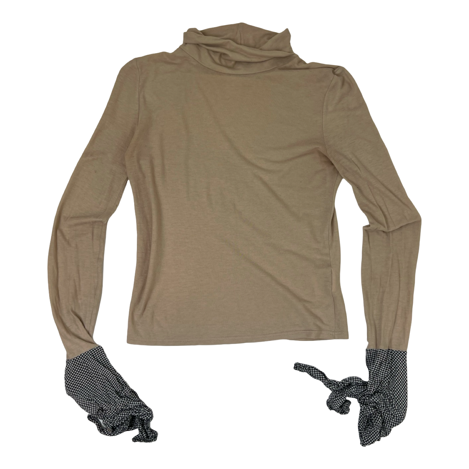 Acne Studios Cleo High Neck Top Beige