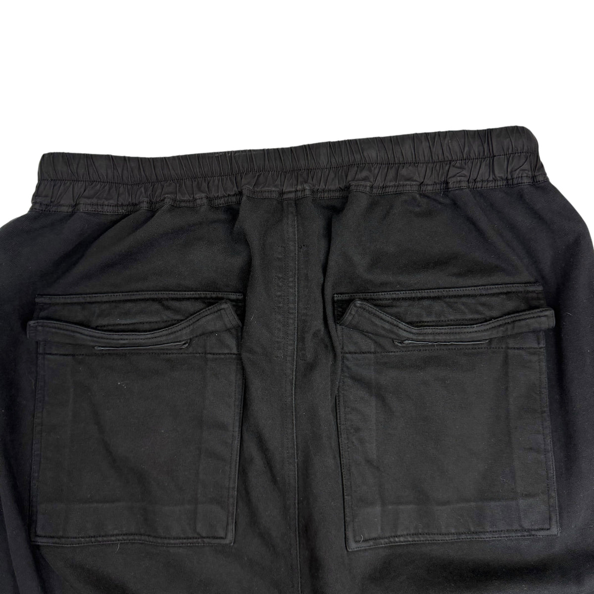Rick Owens DRKSHDW Edfu Strobe Cargo Drawstring Pants Black
