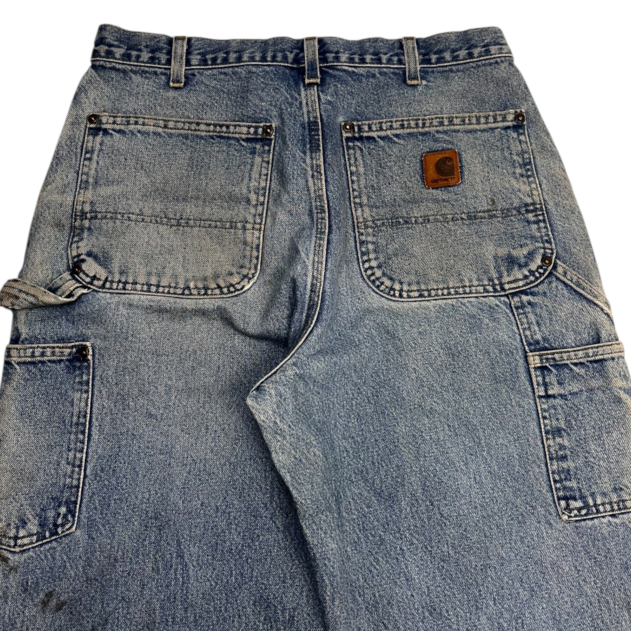 Carhartt Double Knee Work Denim Worn
