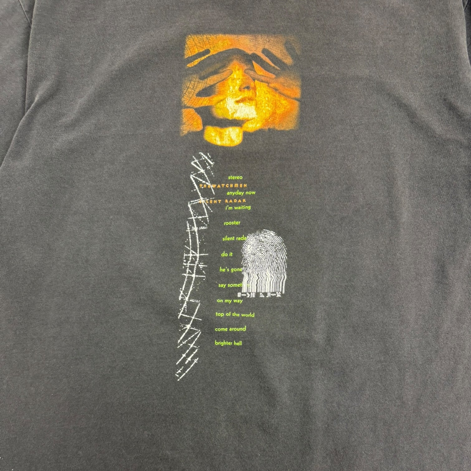 Vintage The Watchmen Silent Radar T-Shirt Black