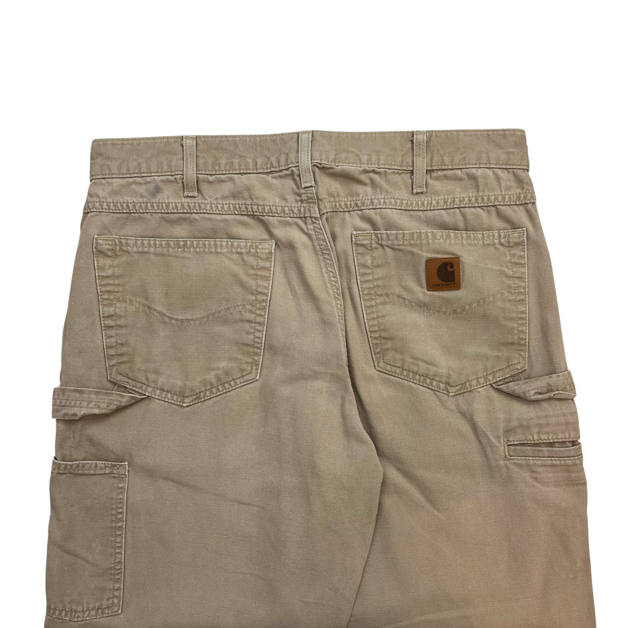 Vintage Carhartt Dungaree Pants Beige