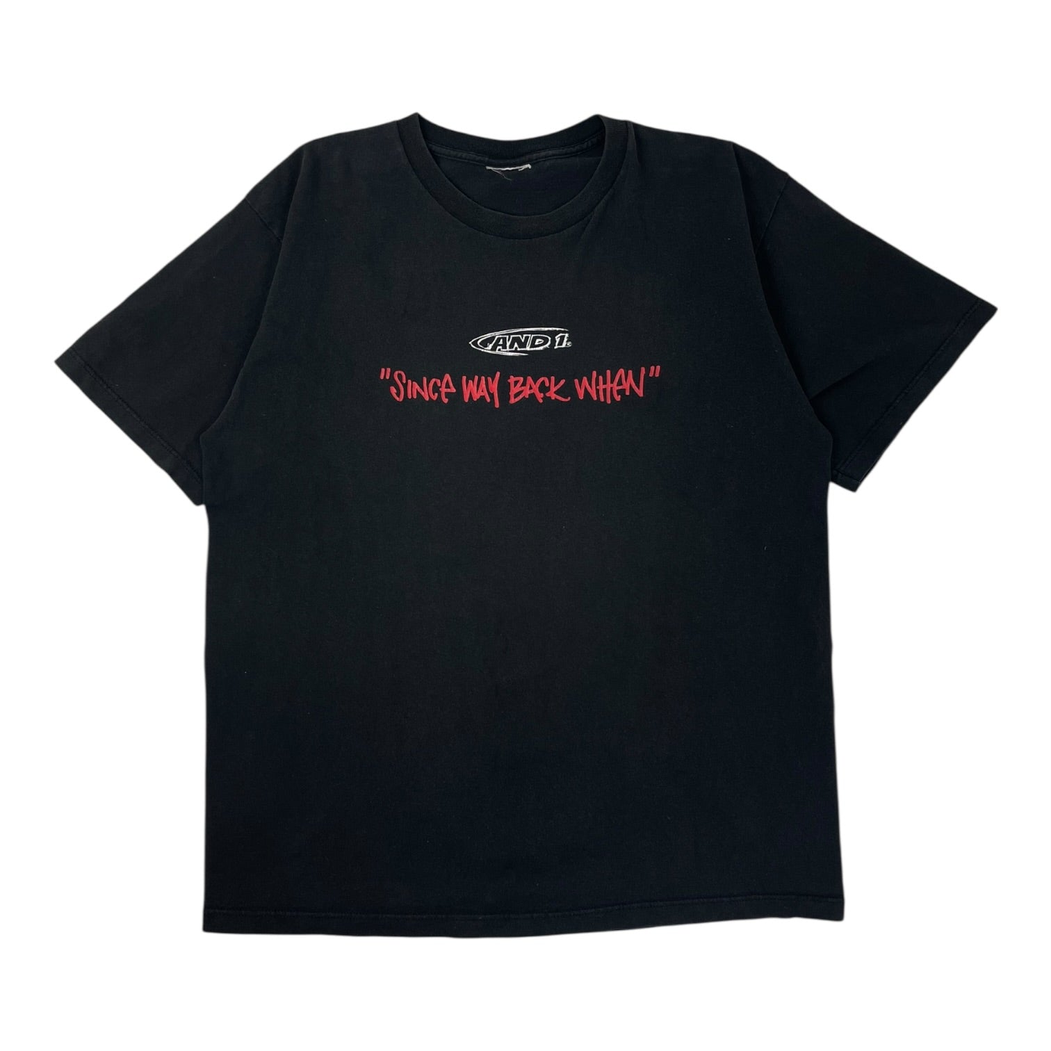 Vintage AND1 ‘Since Way Back When’ T-Shirt Faded Black