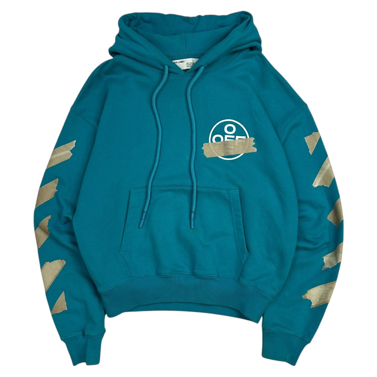 Off-White Arrows Hoodie Petrol Blue