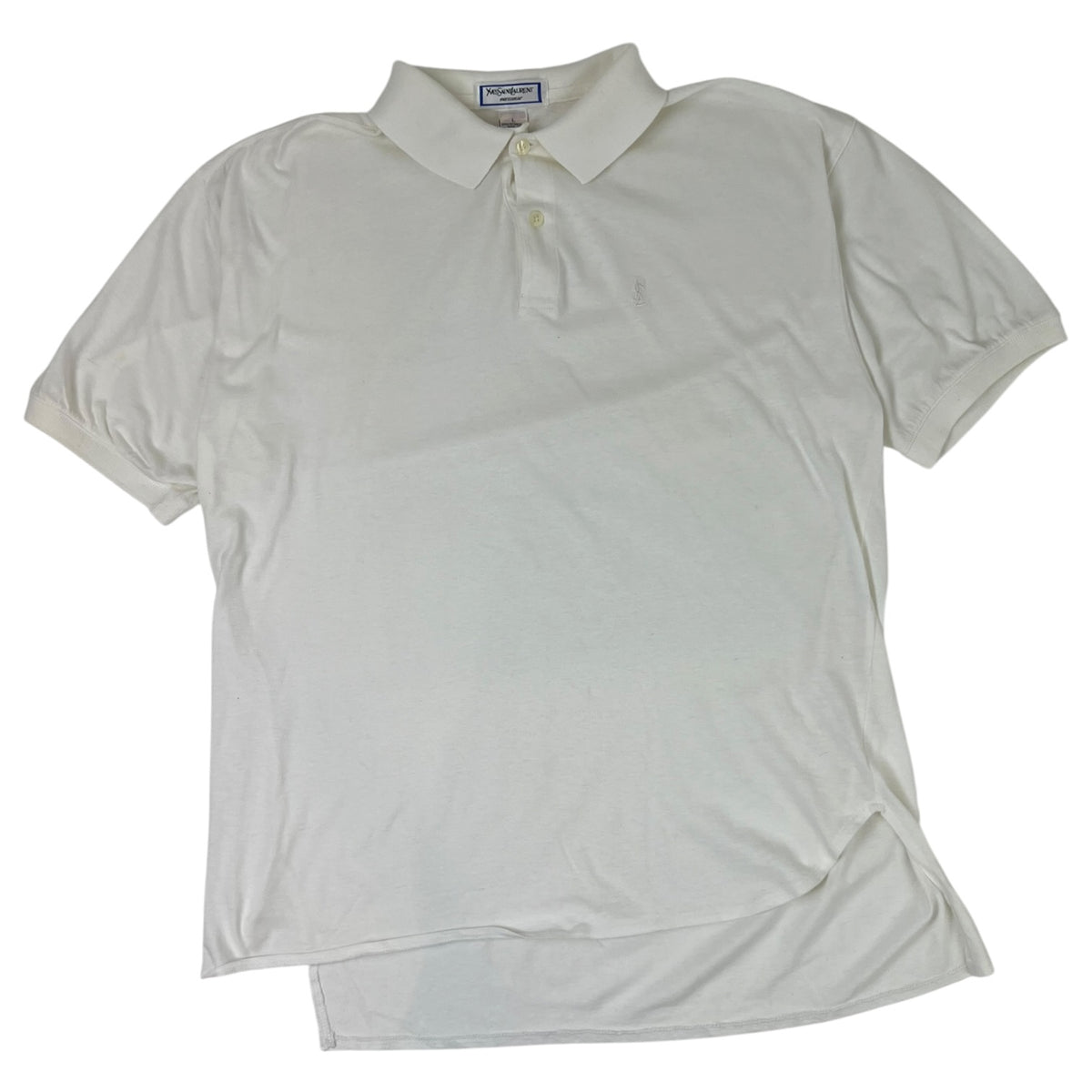 YSL Short Sleeve Polo White