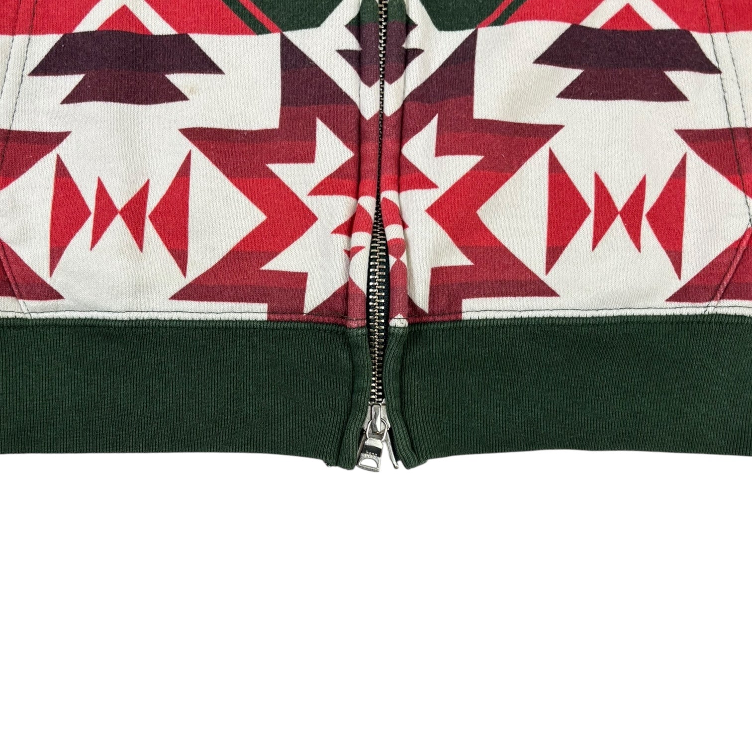 BAPE Aztec Full-Zip Hoodie Grey