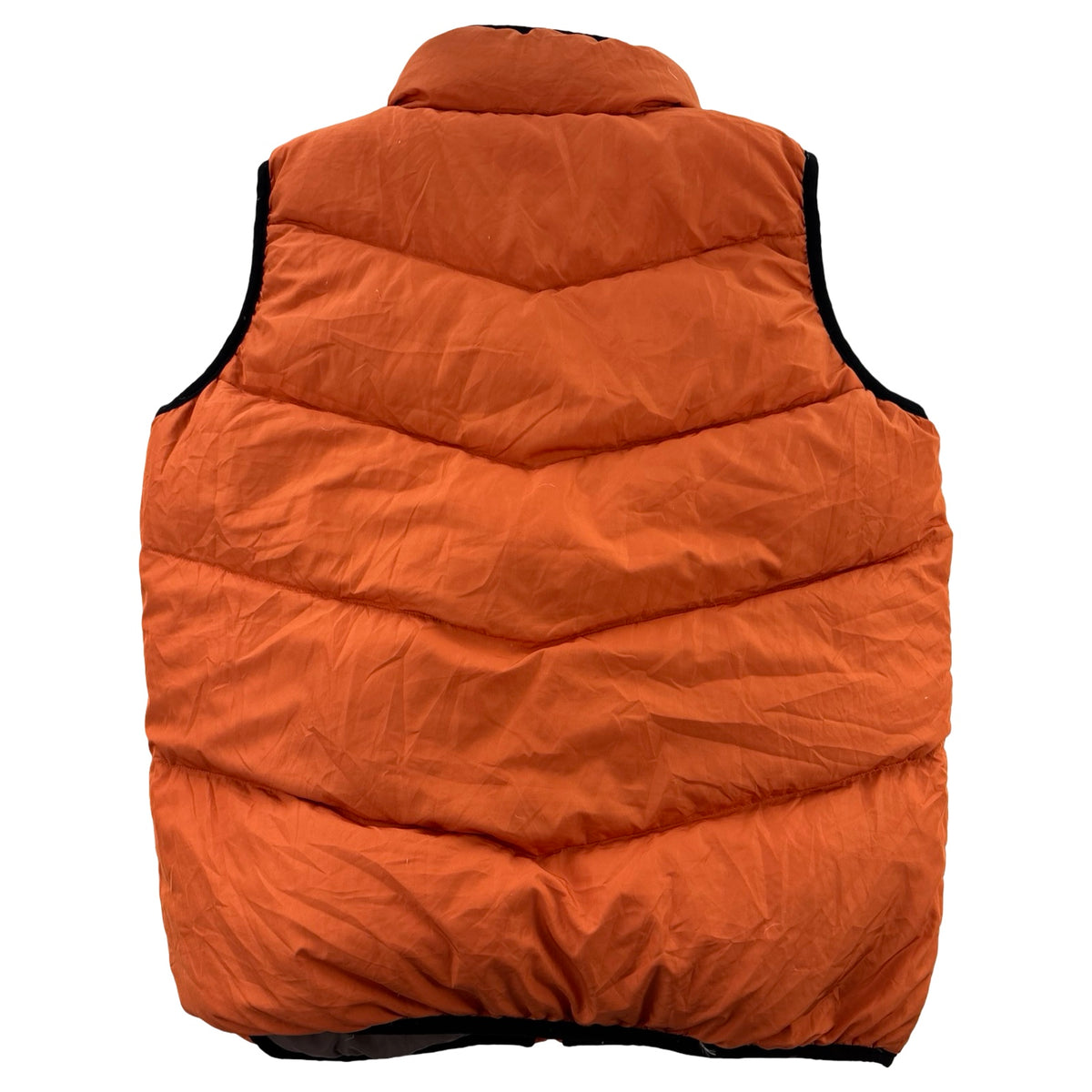 Vintage Balenciaga Sports Down Reversible Vest Orange/Brown