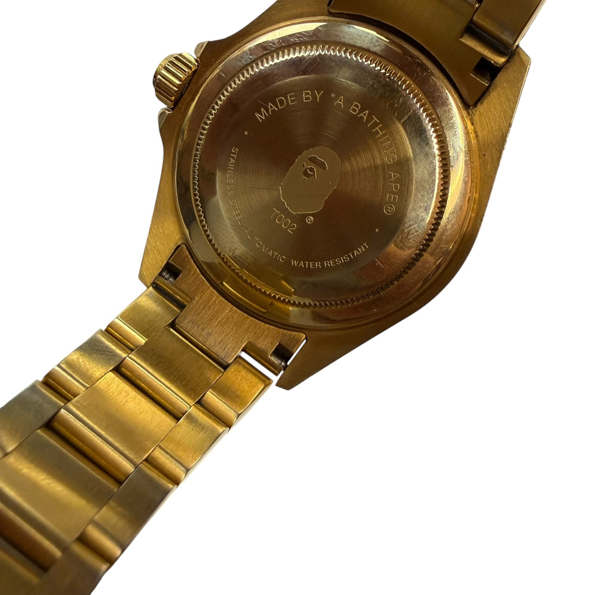 Bape Type 2 Bapex Watch Gold