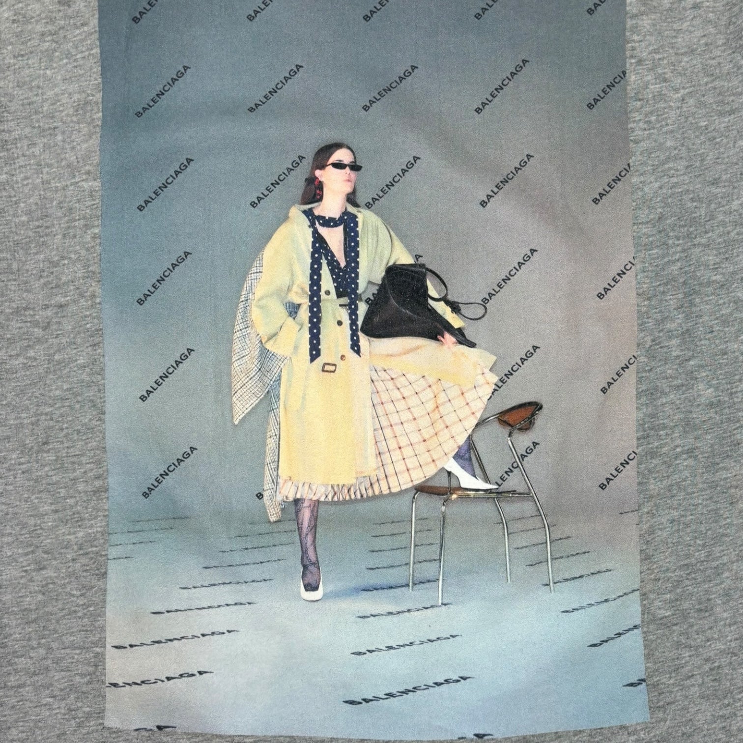 Balenciaga AW17 Photoshoot T-Shirt Grey