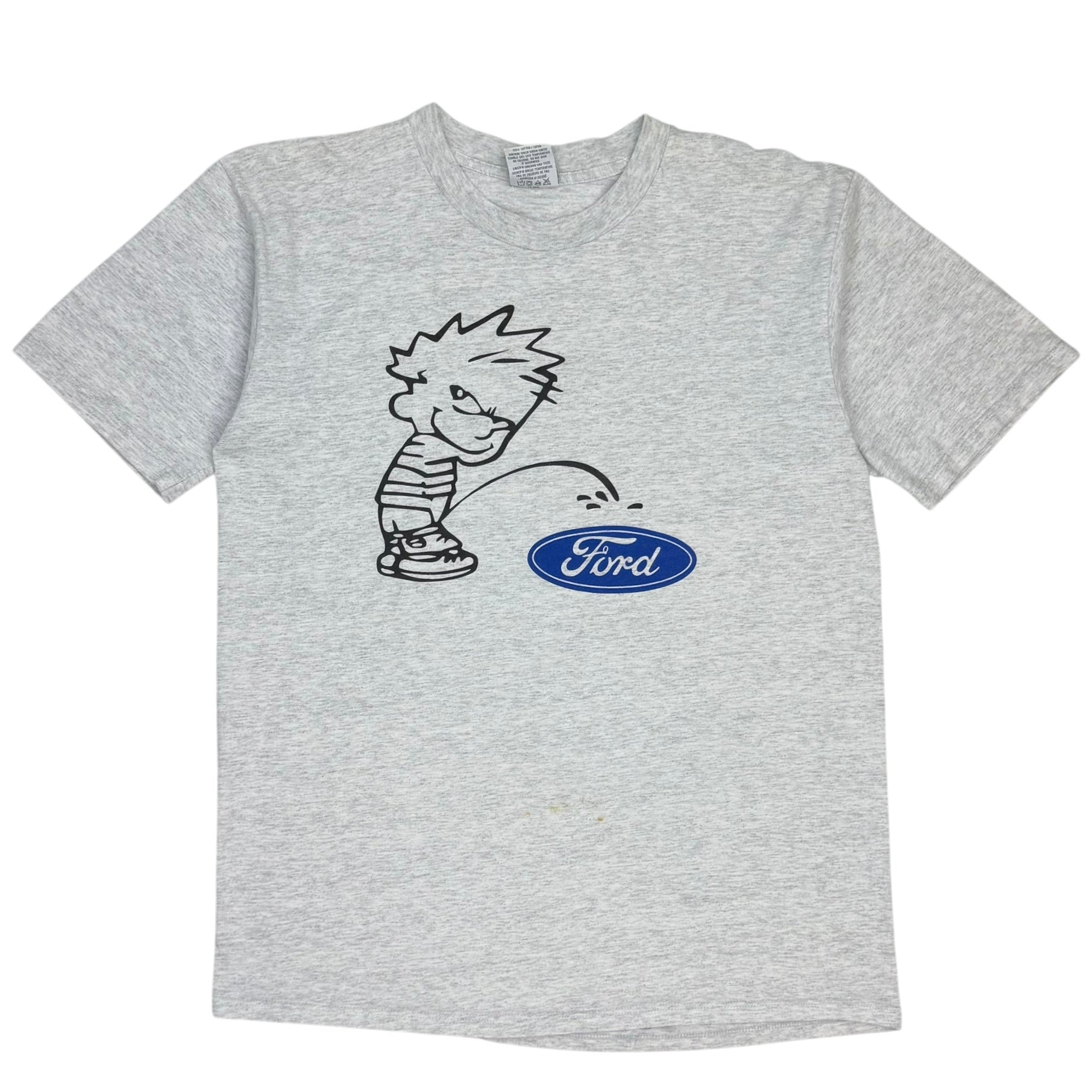 Vintage Calvin Ford Parody Tee Grey