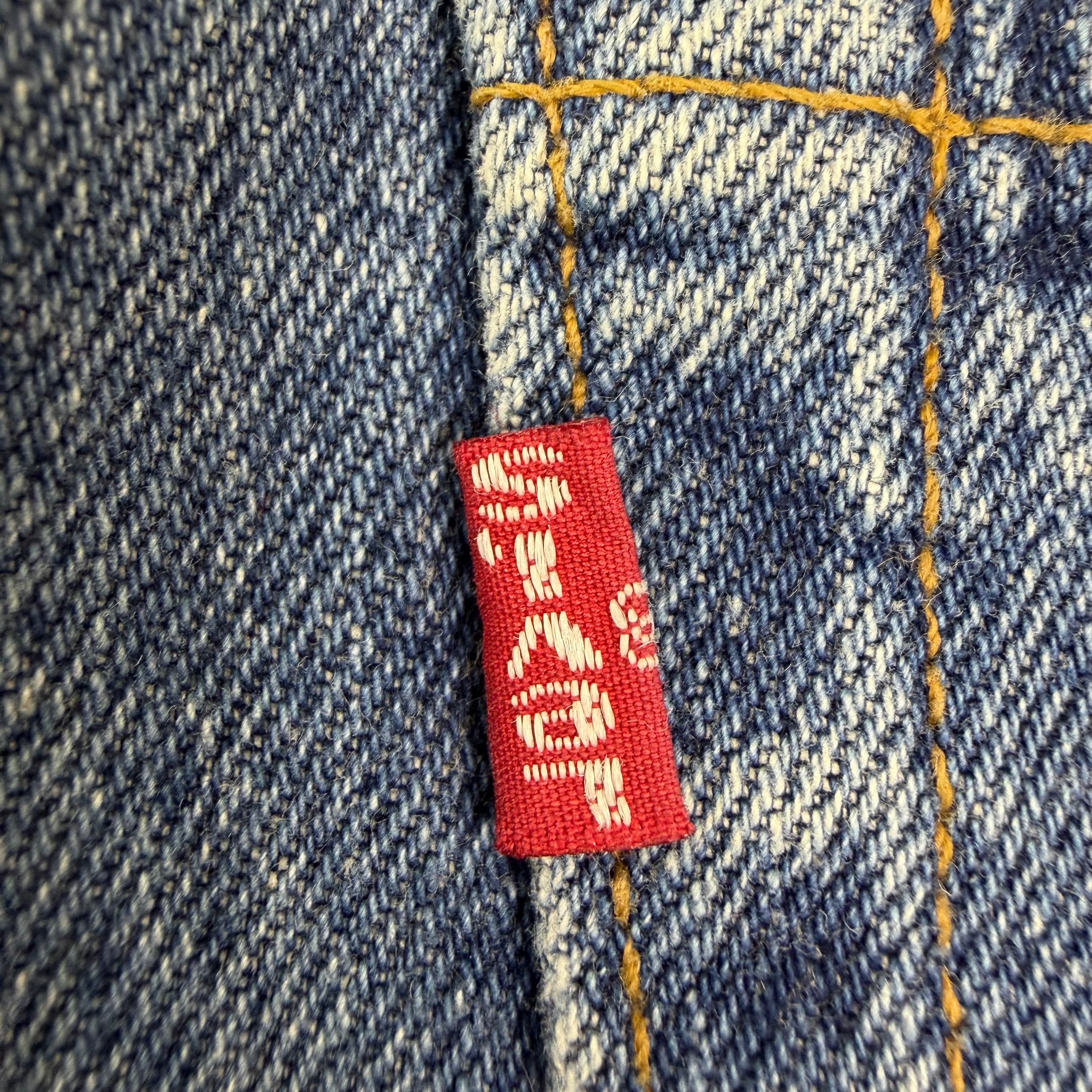 Vintage Levi’s 501 Light Wash Upside Down Tab Denim Jeans Blue