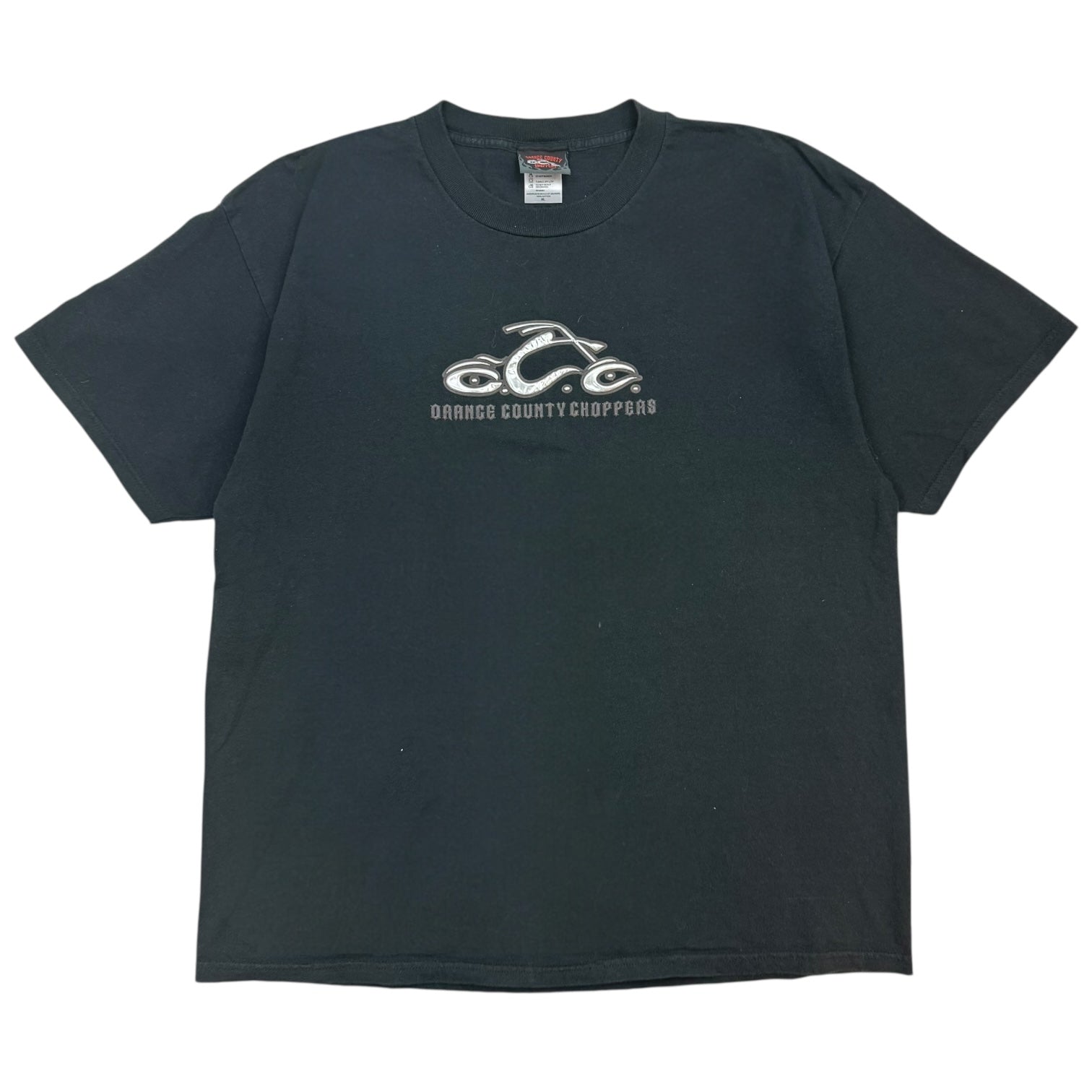 Vintage Orange County Choppers Chrome Logo Tee Black