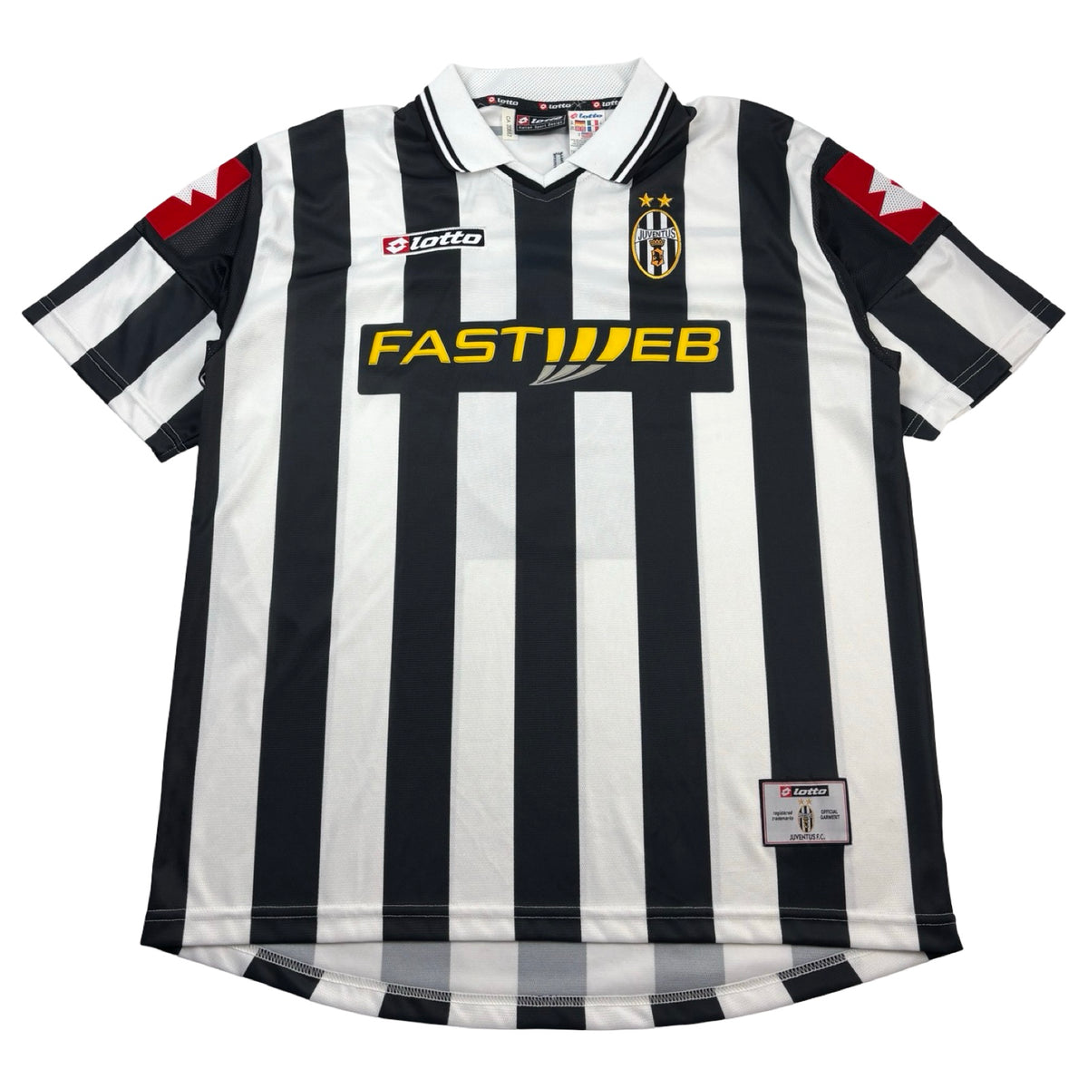 ‘01 Lotto Juventus Salas Home Jersey Black/White