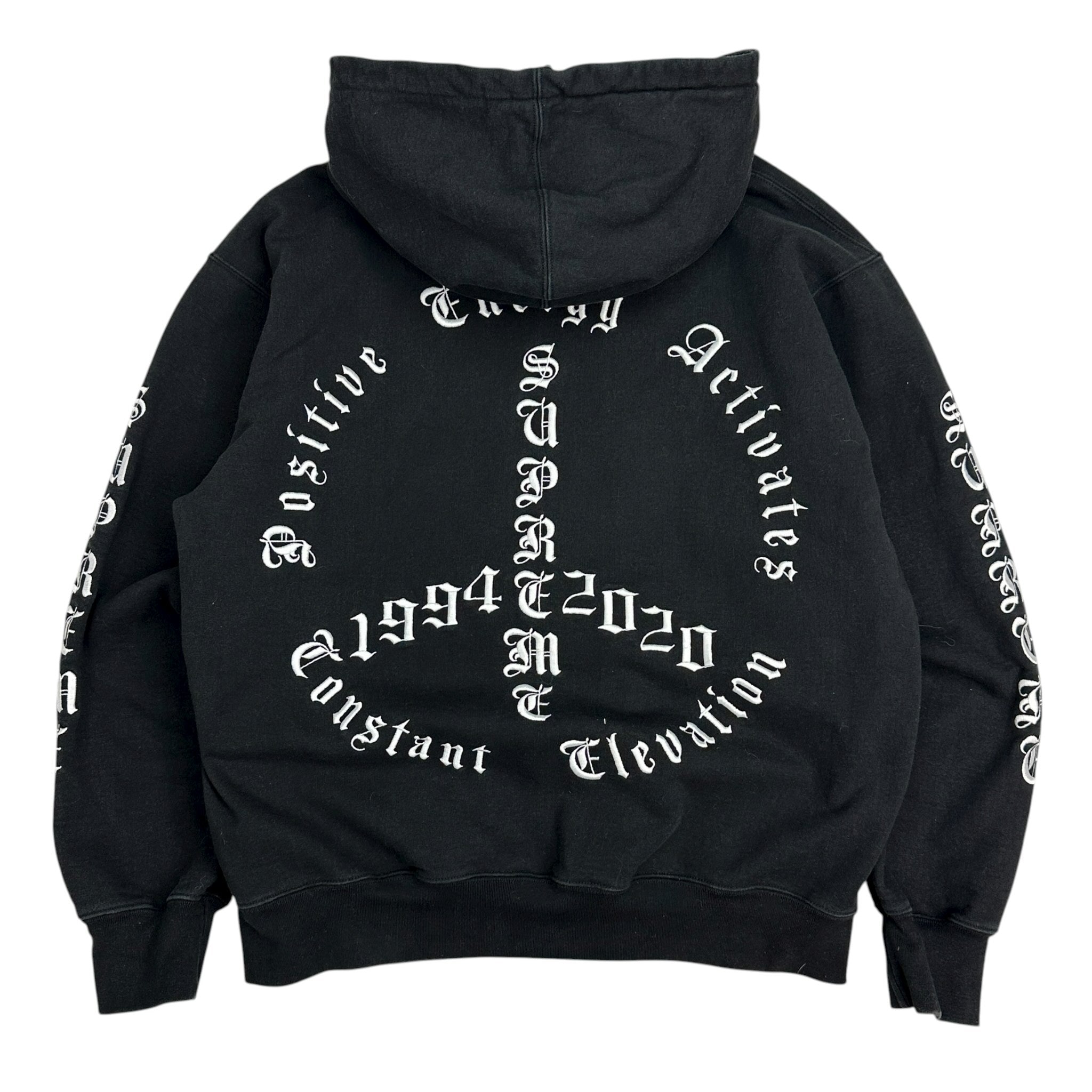 Supreme Peace Hoodie Black