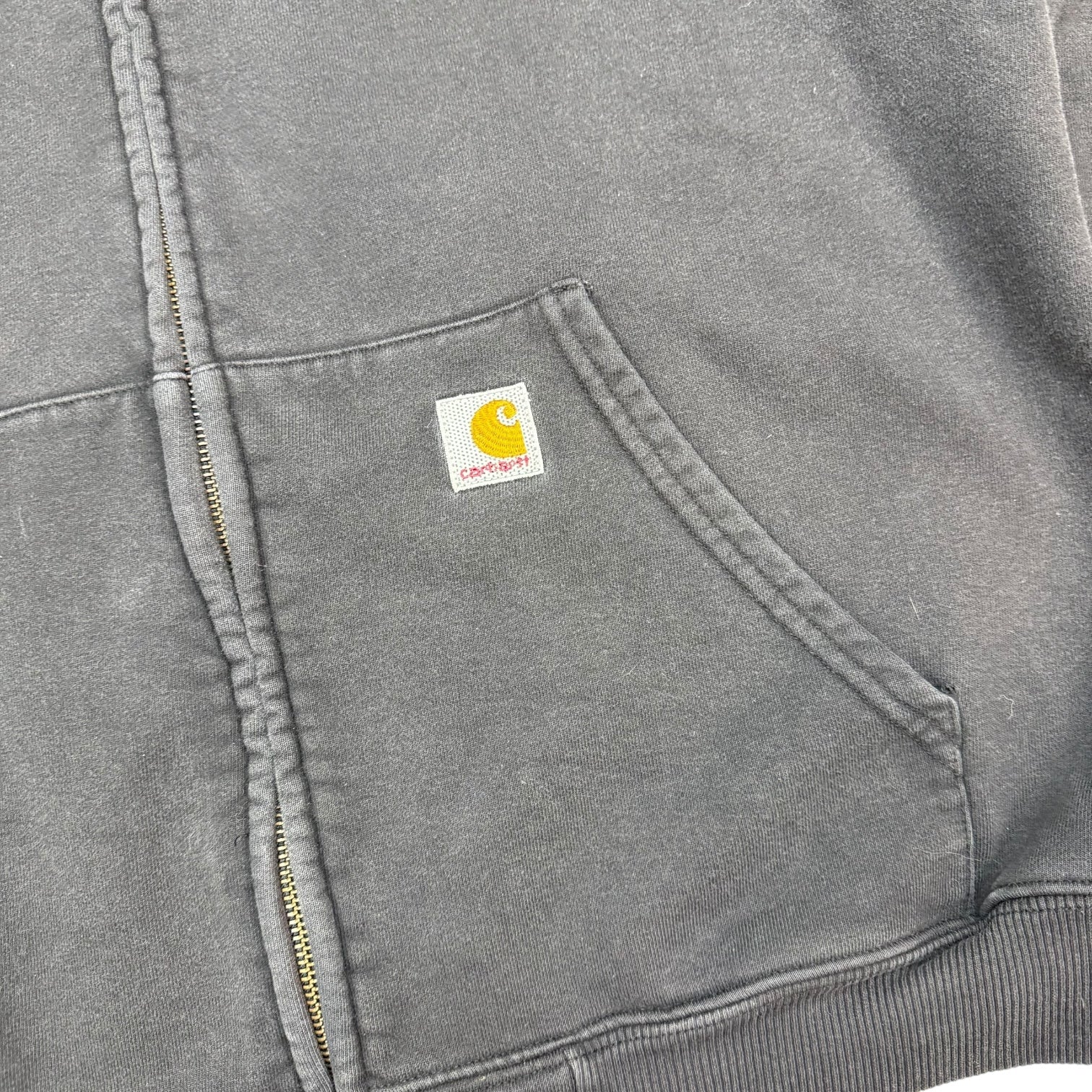 Vintage Carhartt Zip Up Sweater Black