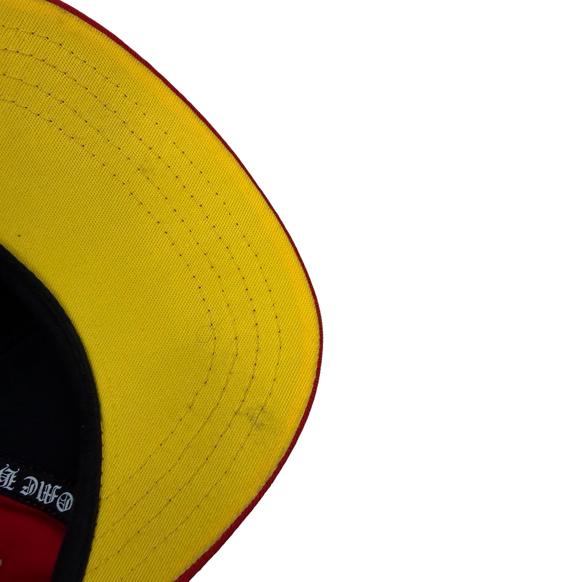 Chrome Hearts CH Silver Button Hat Red/Yellow
