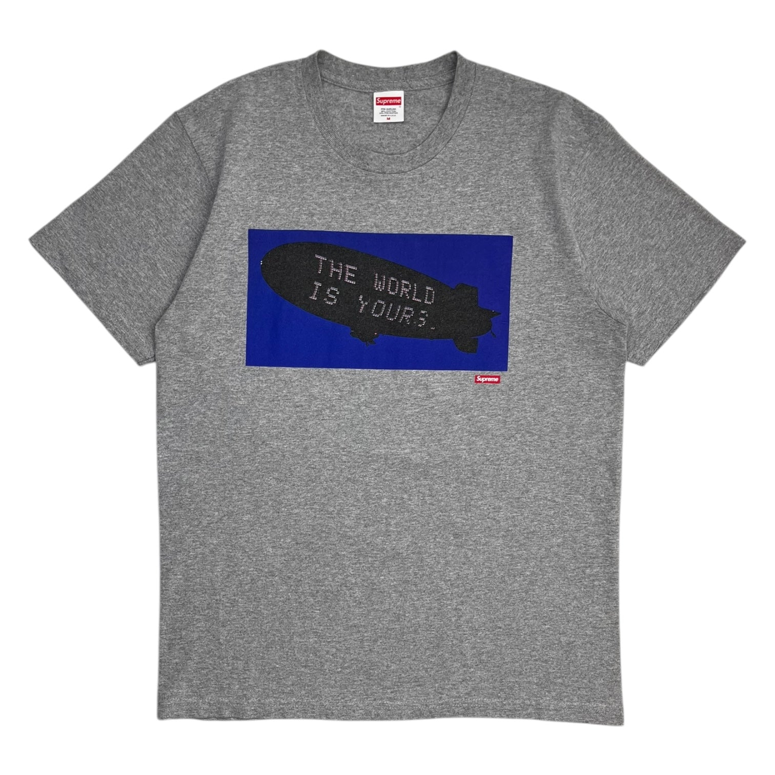 Supreme Scarface Blimp Tee Heather Grey